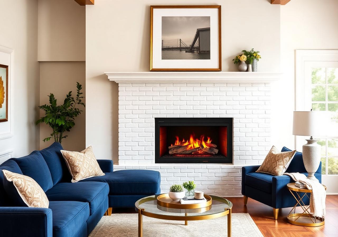 24" Gas Log Insert project in Newton, MA
