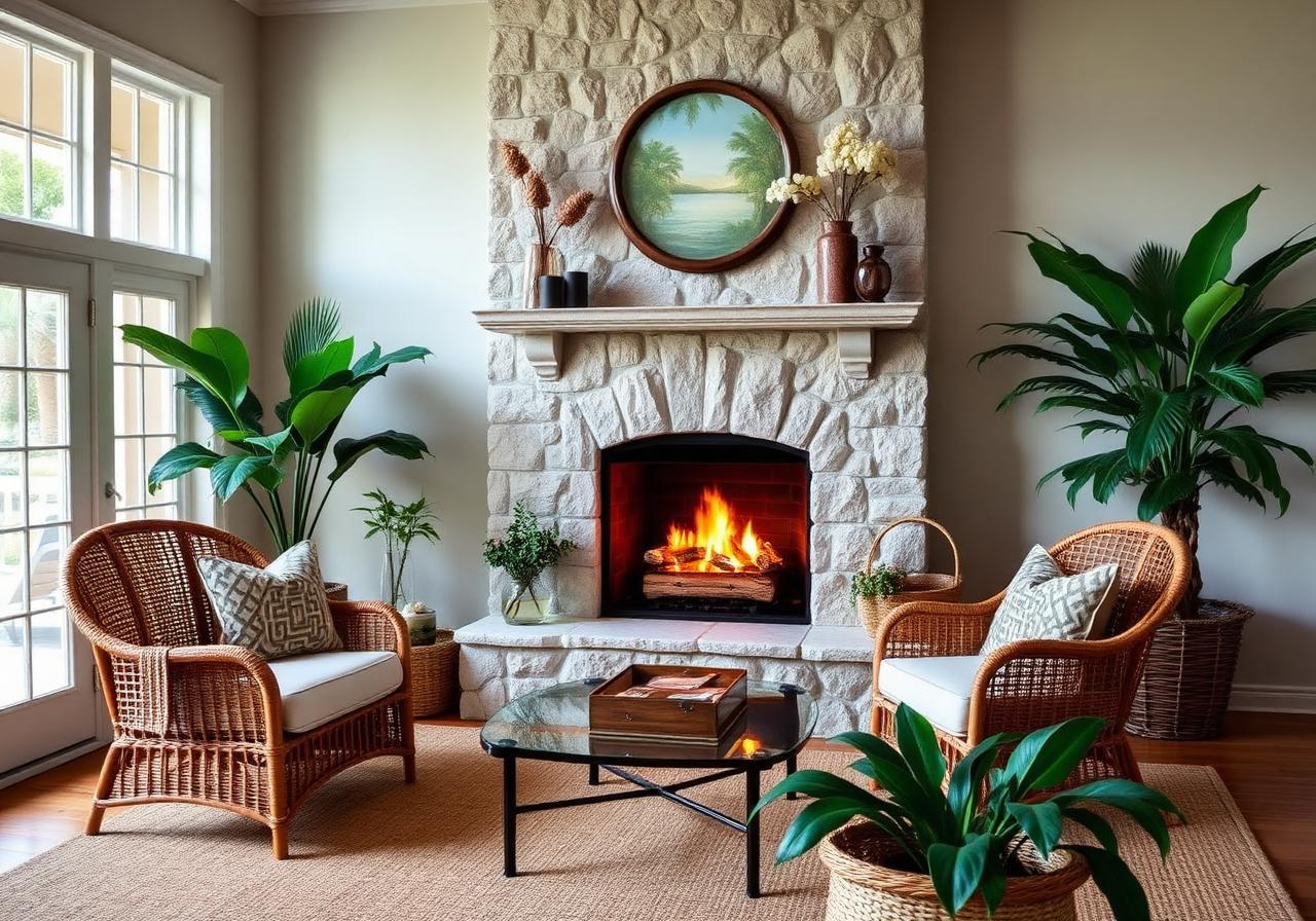 24" Gas Log Insert project in Stuart, MA